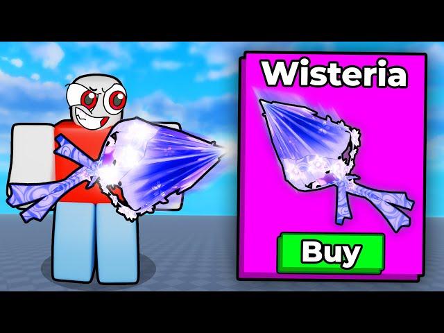 Spending $8,891,999 For The WISTERIA PARASOL In Blade Ball..