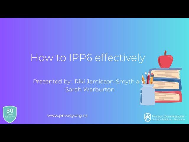 How to IPP6 effectively