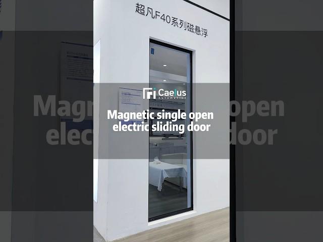 Magnetic single open electric sliding door #door #automaticdoor #electric