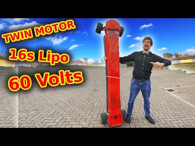 World's Longest RC Car gets 4WD and MORE POWER!!!