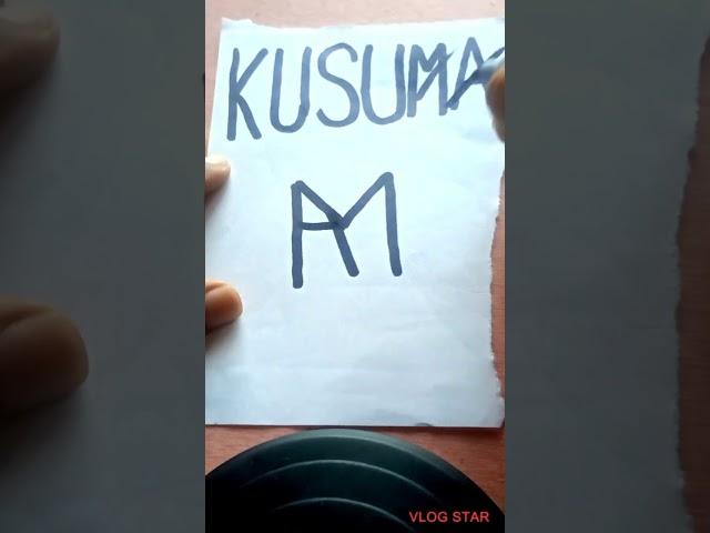 KUSUMA NAME LOGO DESIGN//#trendingshorts //#shortsvideo //#subscribe //#viralshort