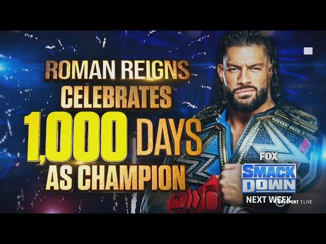 Roman Reigns celebrates 1.000 Days as Champion (Full Segment)