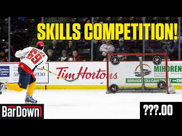 JESSE COMPETES AGAINST NHL PROSPECTS IN SKILLS COMPETITION