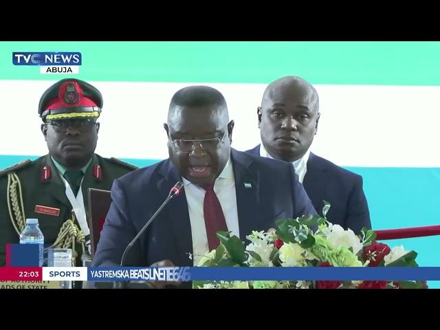 President Tinubu Hands Over Ecowas Chairmanship To Sierra Leone's President Maada Bio