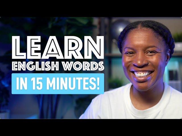 LEARN 7 KEY ENGLISH VOCABULARY WORDS FAST!