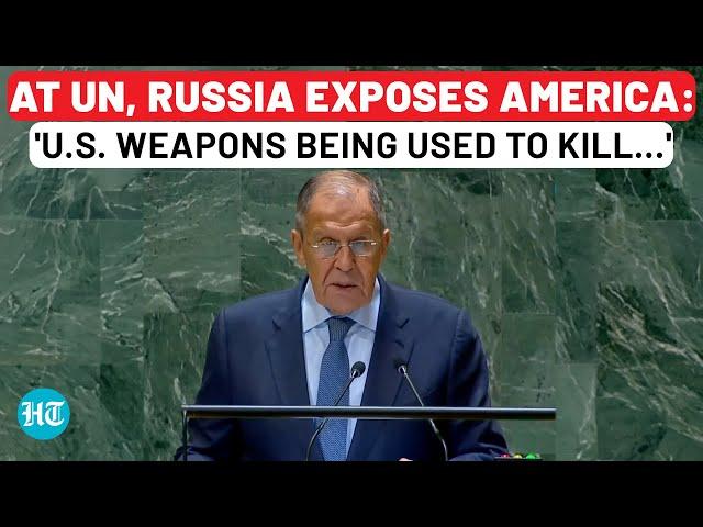 Putin Aide's Full UNGA Speech: Lavrov's Nuclear Power Hint, Shames USA On Israel, Ukraine | Russia