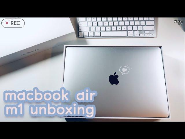 맥북에어 m1 언박싱 | MacBook Air M1| 맥북 악세사리 | why I needed a new laptop