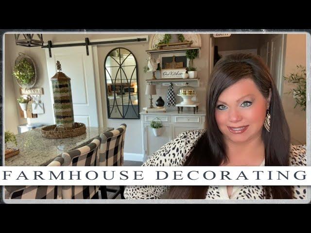 Farmhouse Style Decorating On My Rustic Imports Hutch