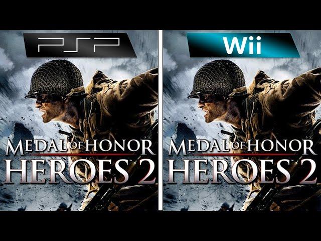 Medal of Honor Heroes 2 | PSP vs Wii (Full Graphics Comparison)