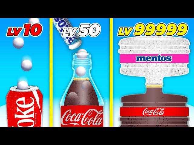 COKE vs. 1,000,000 MENTOS! | Drop & Explode