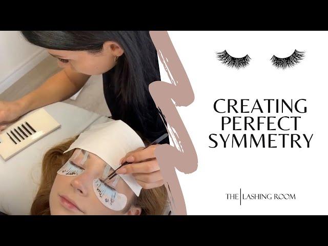 Creating perfect symmetry  EYE LASH EXTENSIONS 101