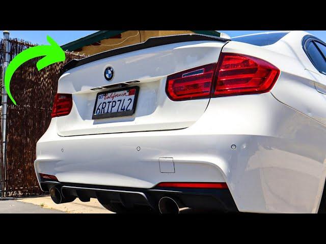 New CS Style Carbon Fiber Spoiler Install For My BMW F30