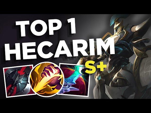  TOP 1 HECARIM SOLO CARRY - ABSOLUTE DOMINATION! - S16 Wild Rift Gameplay