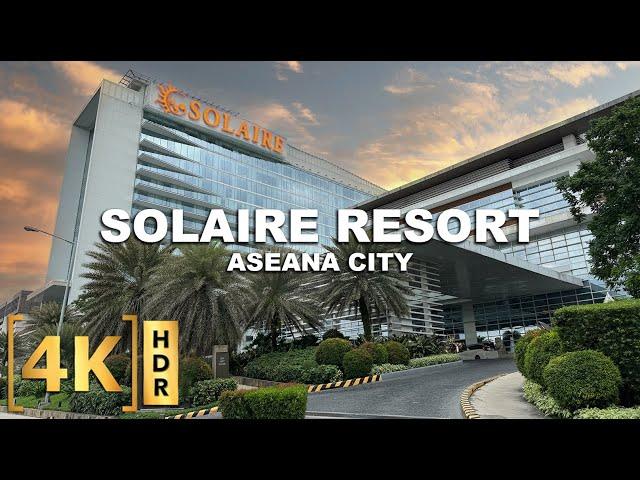 The Luxurious Solaire Resort & Casino! | Walking Tour with Room & FRESH Buffet | Philippines