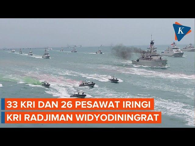 Unjuk Kekuatan! Parade Kapal Perang Meriahkan HUT Ke-79 TNI AL