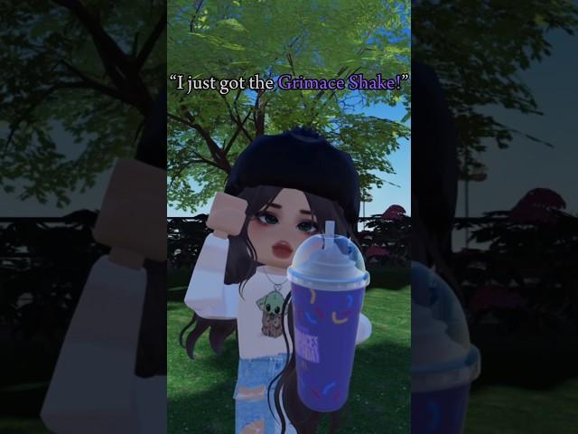 I Just Got The Grimace Shake… #grimaceshake #roblox