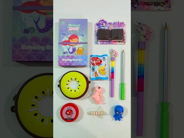 Incredible Stationery Items, Pencil, DIY Eraser, Pen, Coloring Book #backtoschool #stationery #short