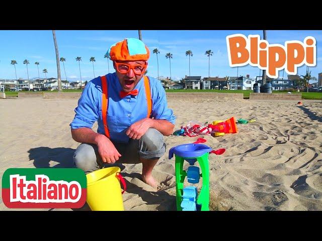 Impara a contare al mare | Blippi in Italiano | Video educativi per bambini