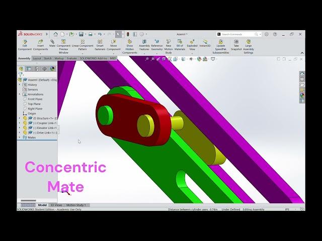 SolidProfessor - Link Drive Assembly