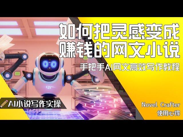 告别混乱写作习惯，NovelCrafter助你轻松创作！