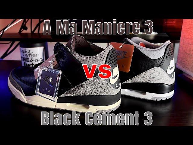 Battle for Sneaker of the Year 2024 - Black Cement 3 vs A Ma Maniere 3