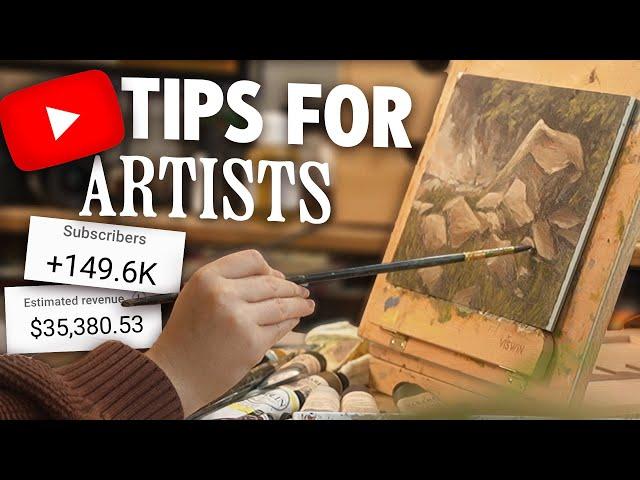 youtube tips for artists (that are actually useful)