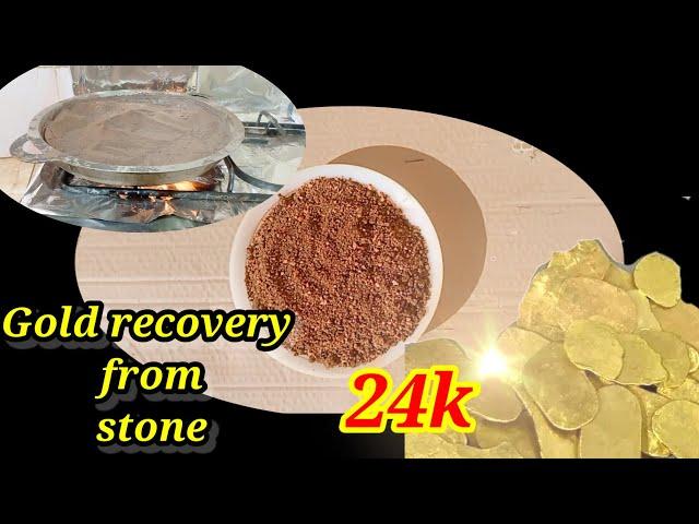 Stone gold recovery/Rock gold recovery/Gold ore prospecting