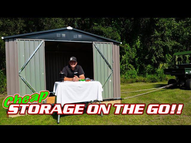 Less than $500 Storage on Amazon - AECOJOY 8x10 Storage Shed