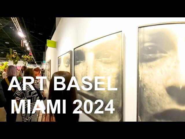 Art Basel Miami 2024 Main Art Fair in Miami Beach Walkthrough Video Filmed with a 360 Action Camera