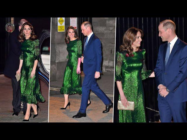 Princess Catherine 'Stole The Limelight' In A Falconetti Gown At The Embassy Of Ireland