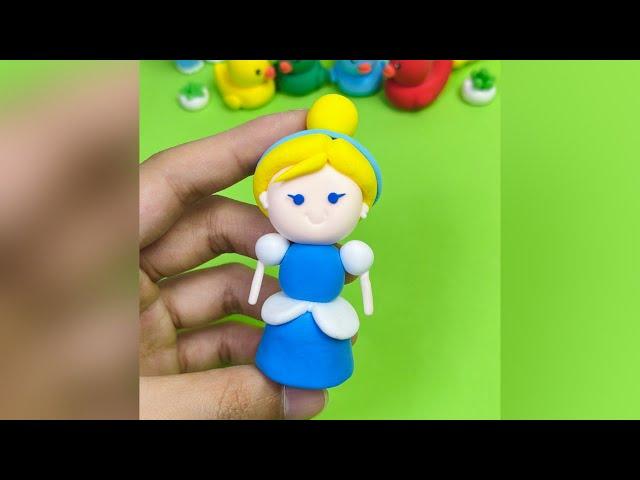 Cinderella - Disney Princess - Instructions for playing with clay