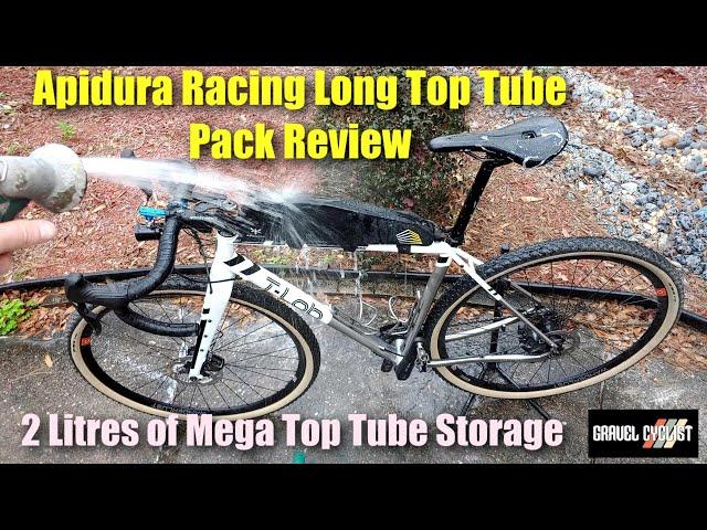 Apidura Racing Long Top Tube Pack Review: 2 Liters of Mega Top Tube Storage!