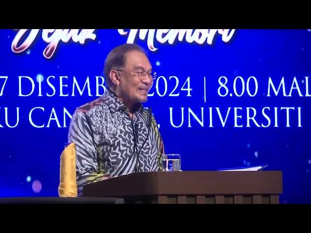 Ucapan Anwar Ibrahim di Majlis Makan Malam Alumni Universiti Malaya (17.12.24)