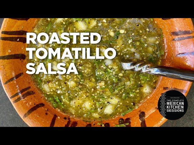 Rick Bayless Essential Salsa: Roasted Tomatillo Salsa