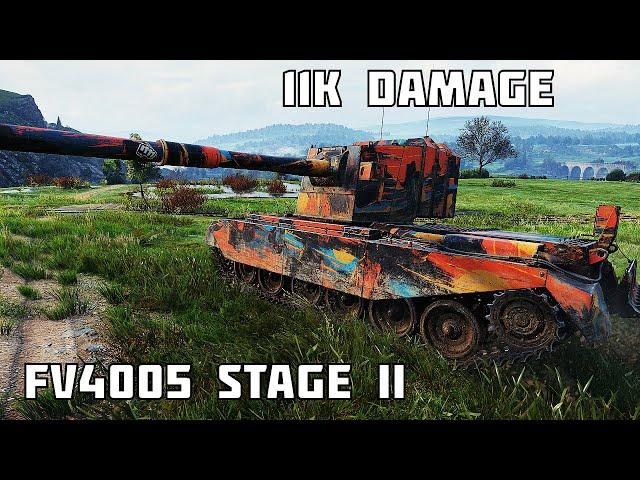 FV4005 Stage II • 11K DAMAGE 3 KILLS • World of Tanks