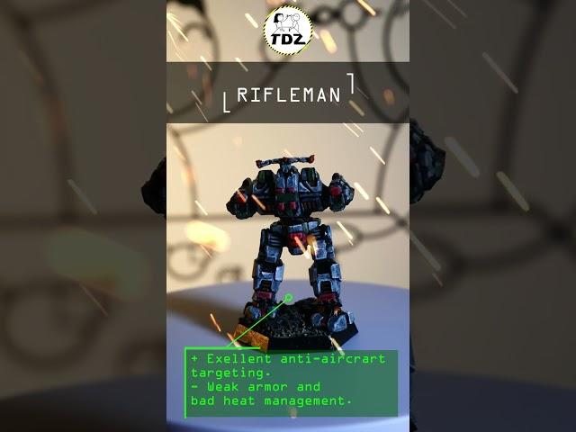 TDZ – Rifleman – A good mech in the right hands…