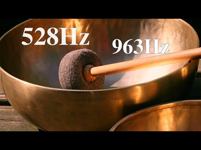  528Hz + 963Hz  DNA repair  Tibetan Singing Bowl  Meditation  Sleep Aid  EP041