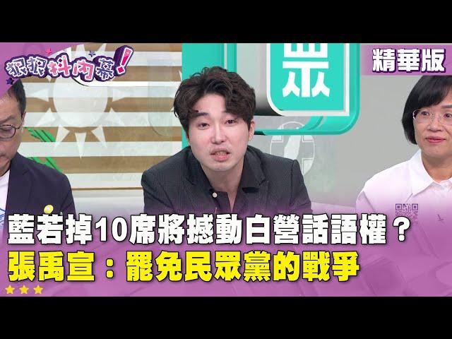 精華片段》藍若掉10席將撼動白營話語權？ #張禹宣：罷免民眾黨的戰爭【#狠狠抖內幕】2025.06.23