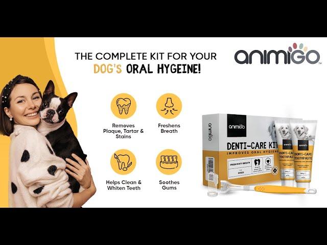 Animigo New Denti Care Kit - The Ultimate Oral Hygiene Solution for Dogs