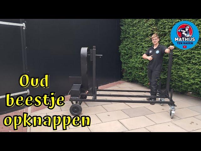 Een keer geen nieuw project, maar een oud project opknappen! BBQ spit