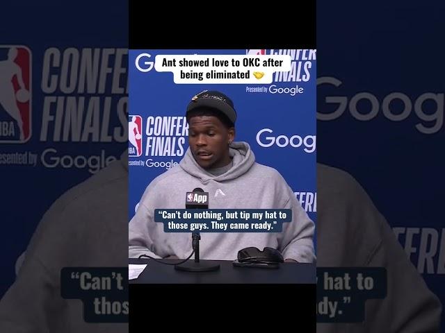 Anthony Edwards on the Timberwolves' elimination