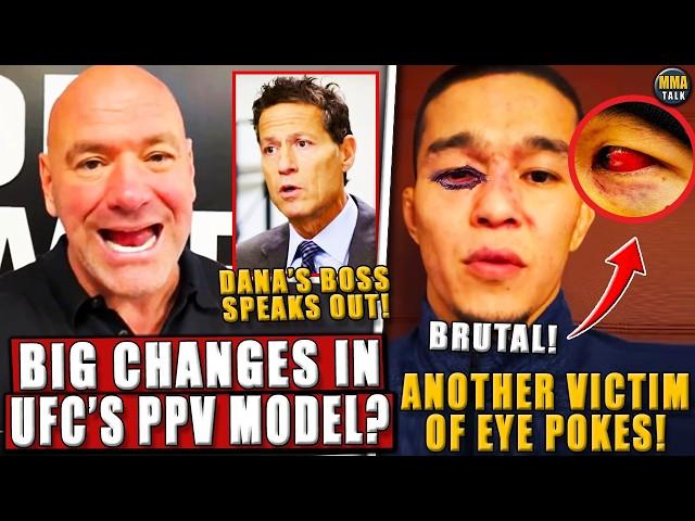 BREAKING! UFC OPEN to ENDING the PPV model? Another VICTIM of eye pokes *BRUT4L INJURY*;Hill-Pereira