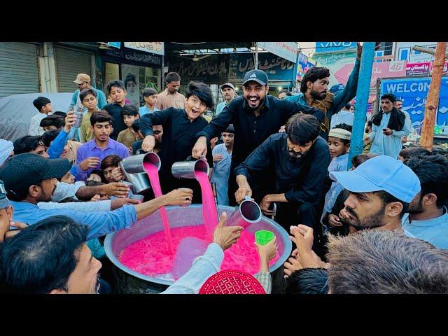 9 Muharram Naiz  || Ali ny Ny sharbat bnaya  || Making 300 LTR Sharbat  || bht rash lag gaya  ||