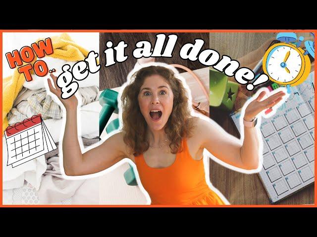 Become SO productive & organized with clever scheduling tips & simple changes for a fulfilling life!