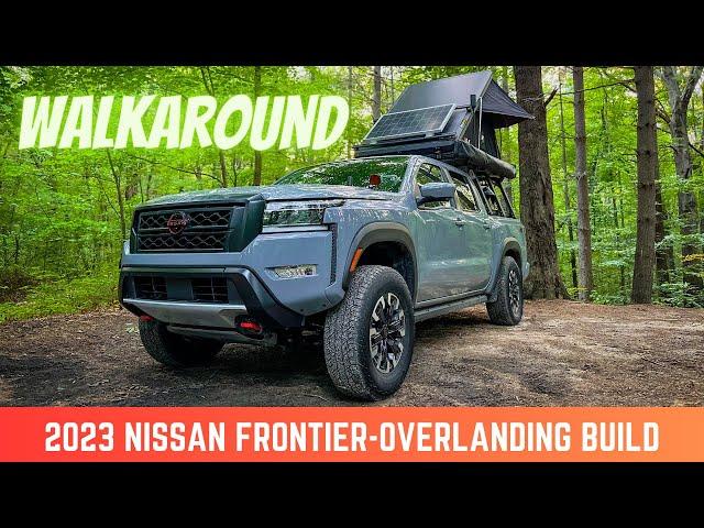 2023 Nissan Frontier Pro 4X Overlanding Build: Suspension, Bed Rack, Dual Battery, and More!