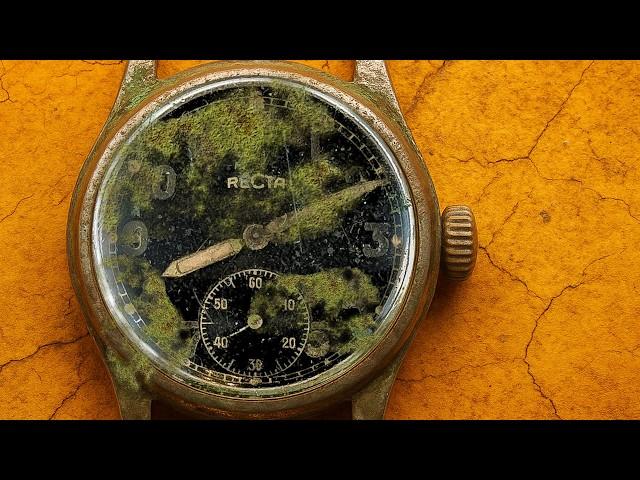 He saved lives in WW2 – Now I save his watch – Restoration of a Dirty Dozen Style Military Watch