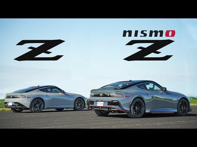 Is Nissan Trolling Us? 2024 Nissan Z Nismo vs  Nissan Z Performance: Drag and Track Race