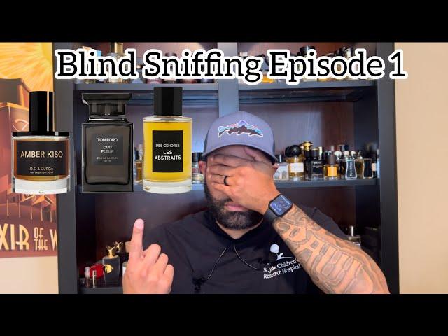 Blind sampling a few amazing fragrances.