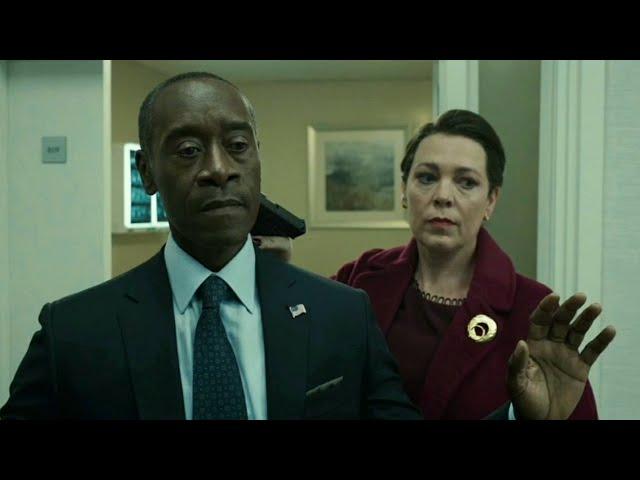 Skrull Rhodey is killed, real Rhodey is rescued - Secret Invasion - full Rhodey scenes