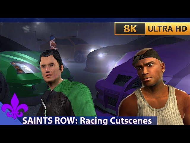 Saints Row (2006) Racing Activity Cutscenes [8K 60fps]